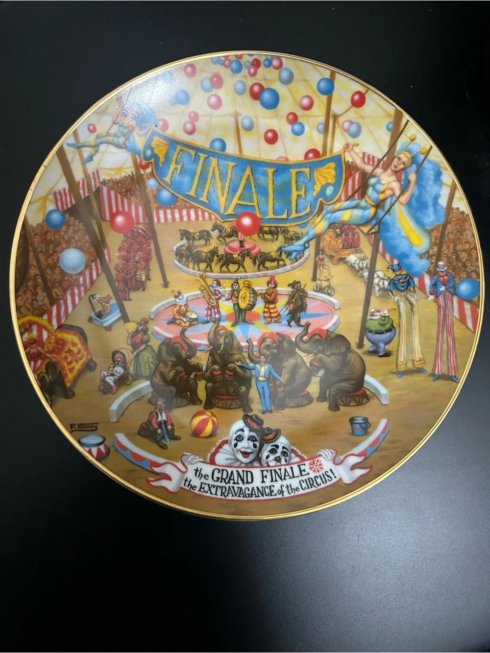 The Greatest Show on Earth The Grand Finale Plate.